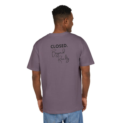 "Closed. Beyond Reality" | Oversized T-Shirt Unisex