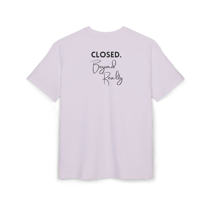 "Closed. Beyond Reality" | Oversized T-Shirt Unisex