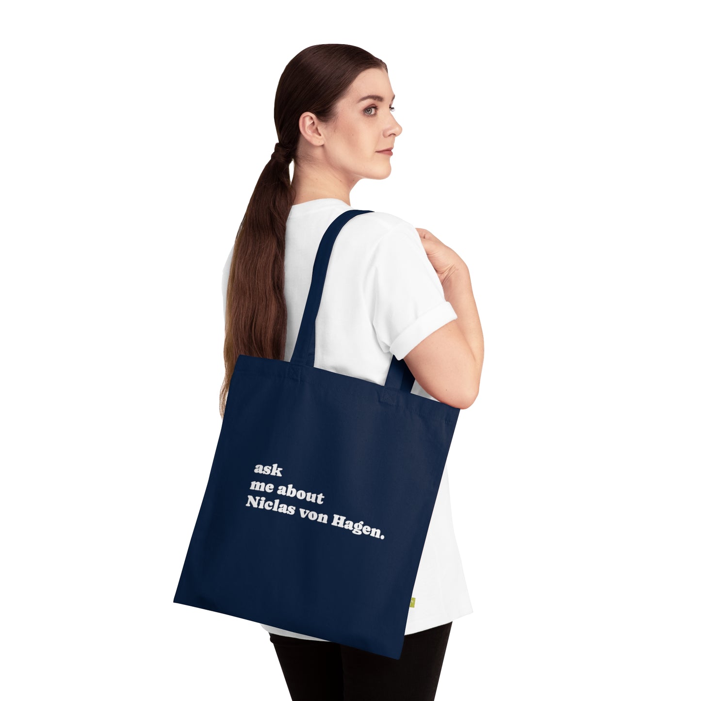 "Ask Me About Niclas von Hagen" | Tote Bag