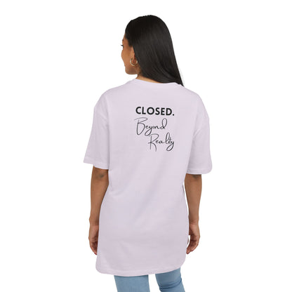 "Closed. Beyond Reality" | Oversized T-Shirt Unisex