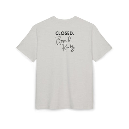 "Closed. Beyond Reality" | Oversized T-Shirt Unisex