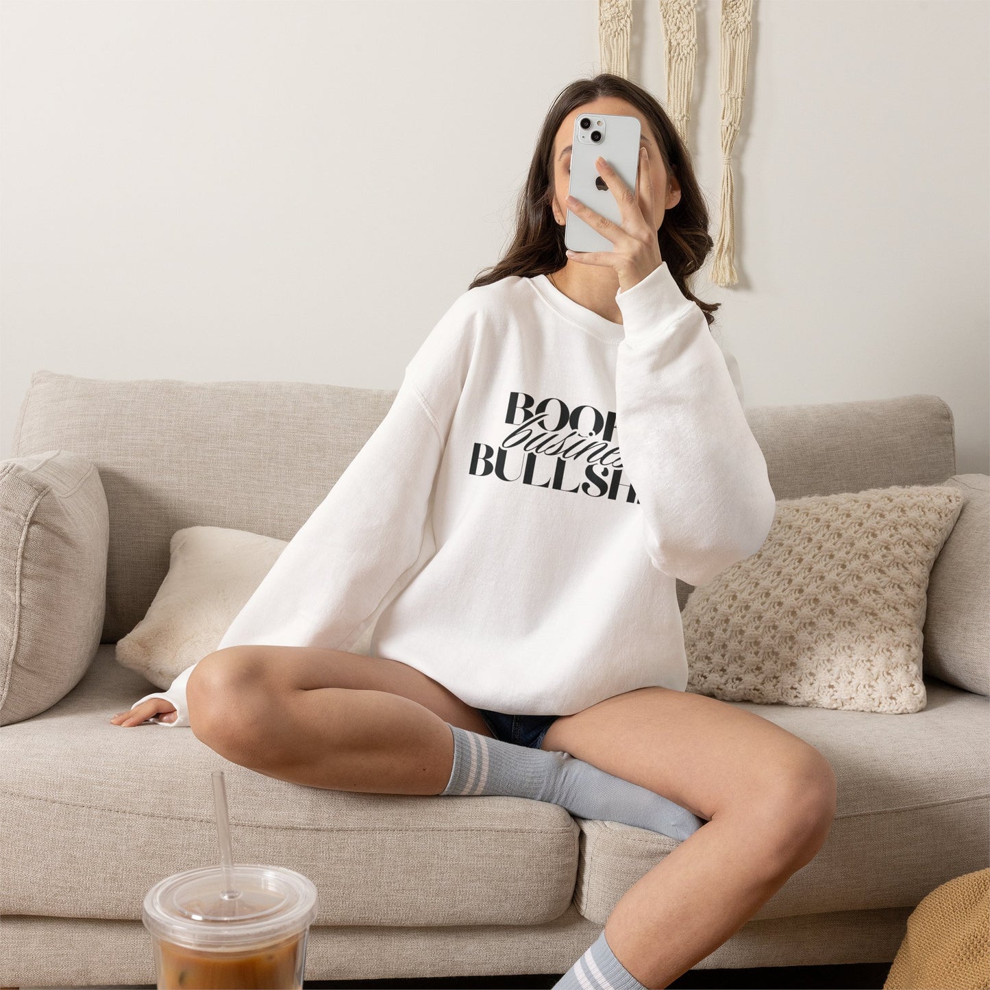 "Books Business Bullshit" | Sweatshirt Unisex