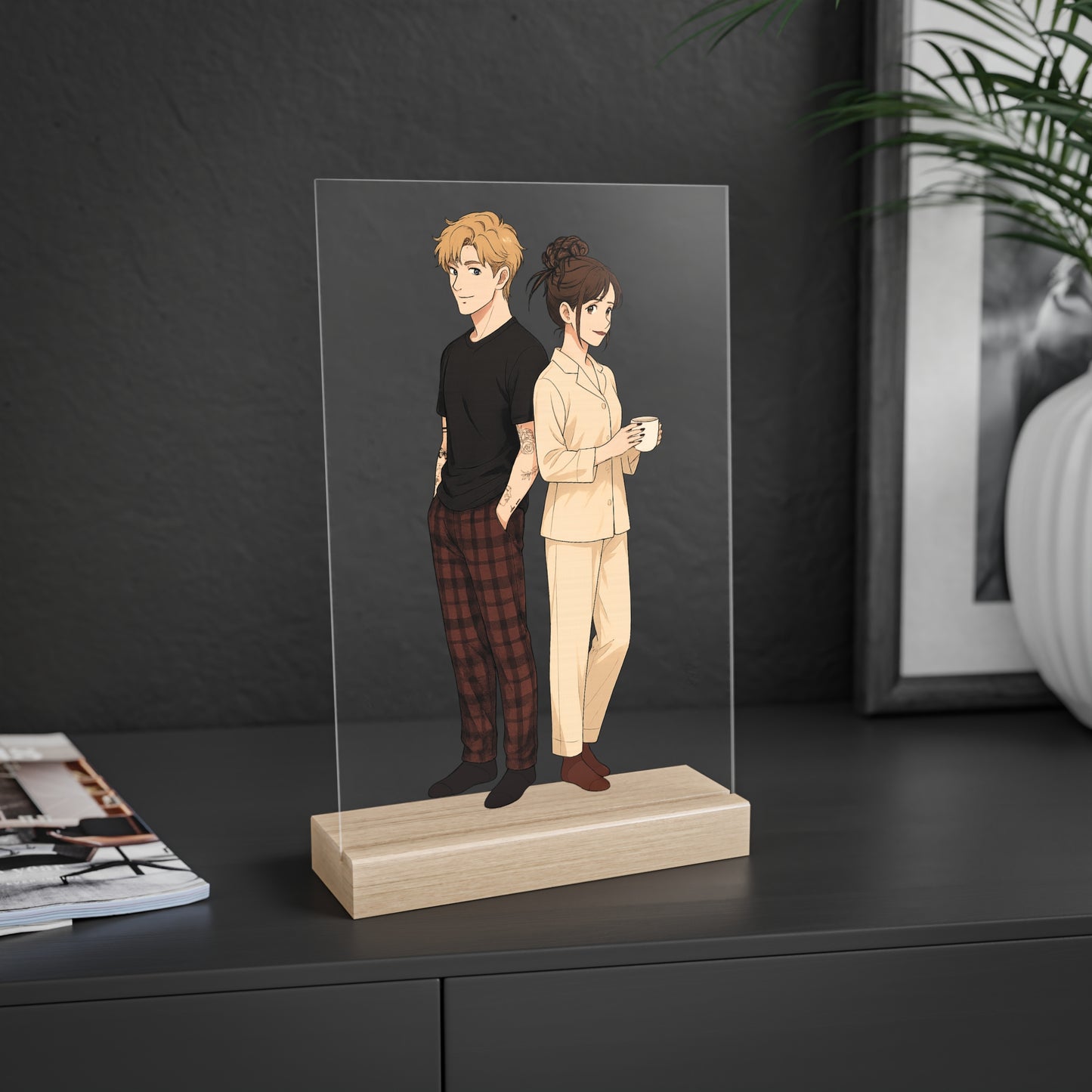 "Dear Santa, Cancel Christmas" Nala & Ben | Aufsteller