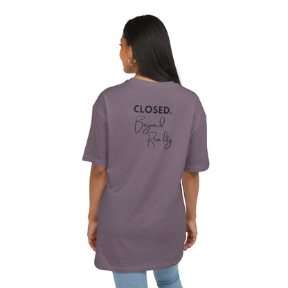 "Closed. Beyond Reality" | Oversized T-Shirt Unisex