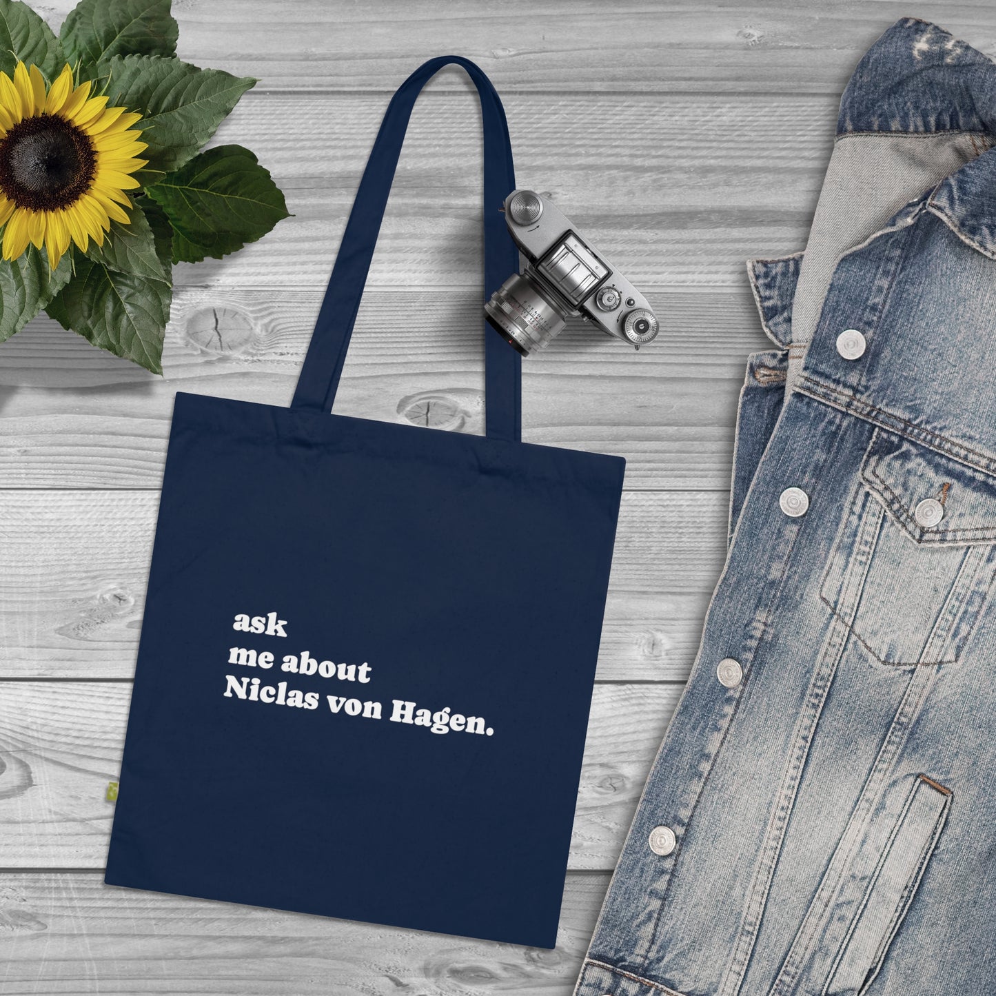 "Ask Me About Niclas von Hagen" | Tote Bag