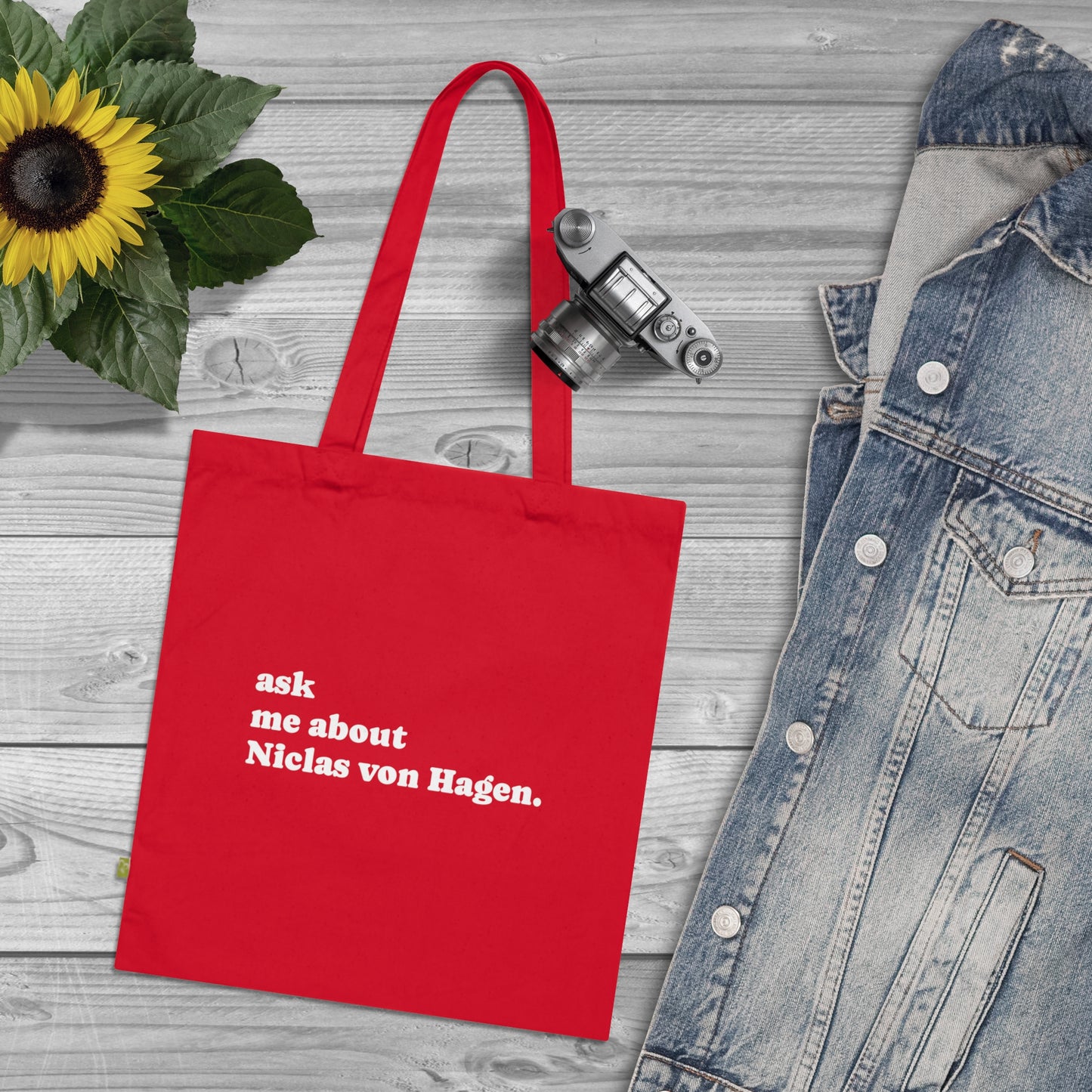 "Ask Me About Niclas von Hagen" | Tote Bag