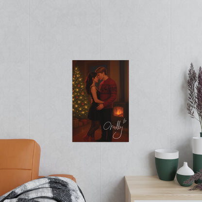 "Dear Santa, Cancel Christmas" Nala & Ben Kuss | Poster mit gedruckter Signatur