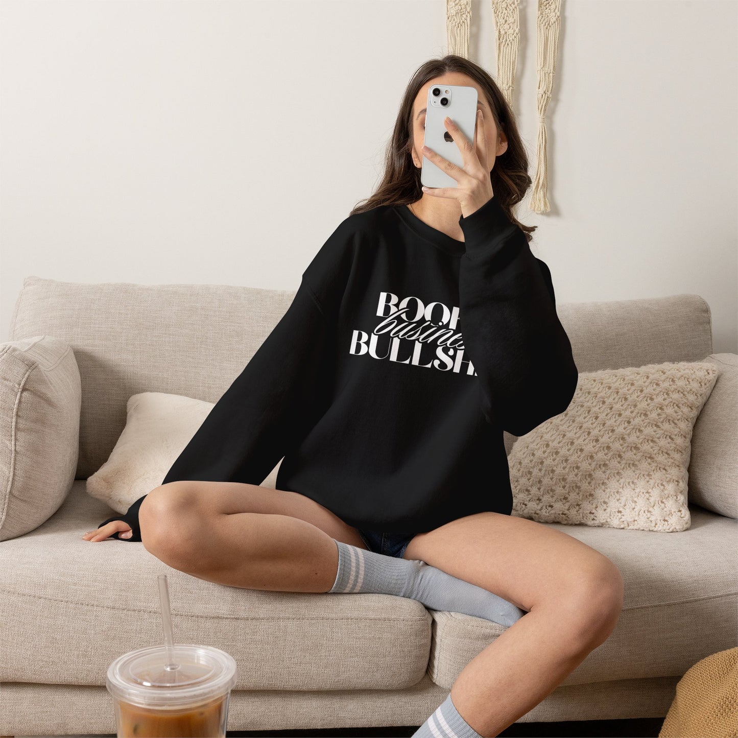 "Books Business Bullshit" | Sweatshirt Unisex