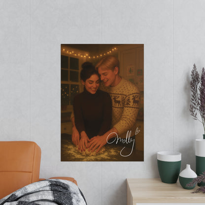 "Dear Santa, Cancel Christmas" Nala & Ben Plätzchen | Poster mit gedruckter Signatur