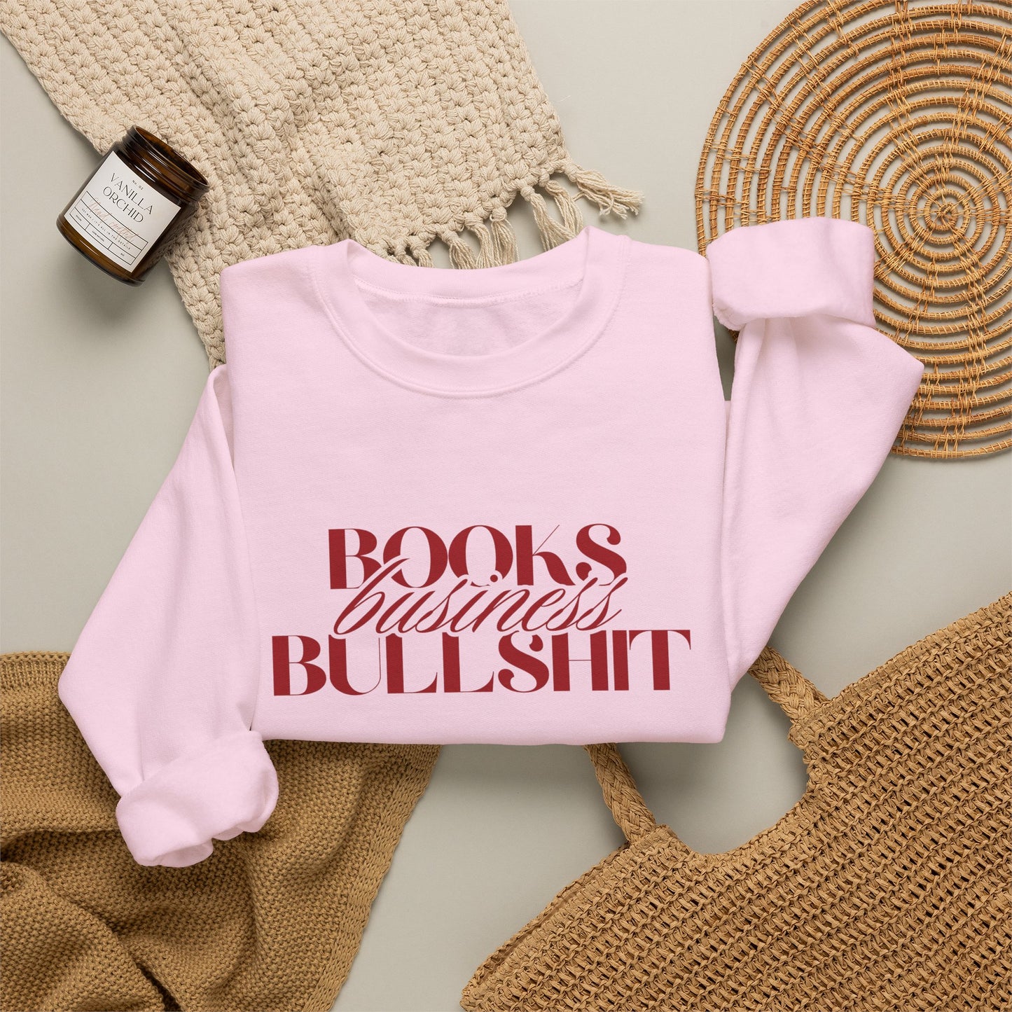 "Books Business Bullshit" | Sweatshirt Unisex