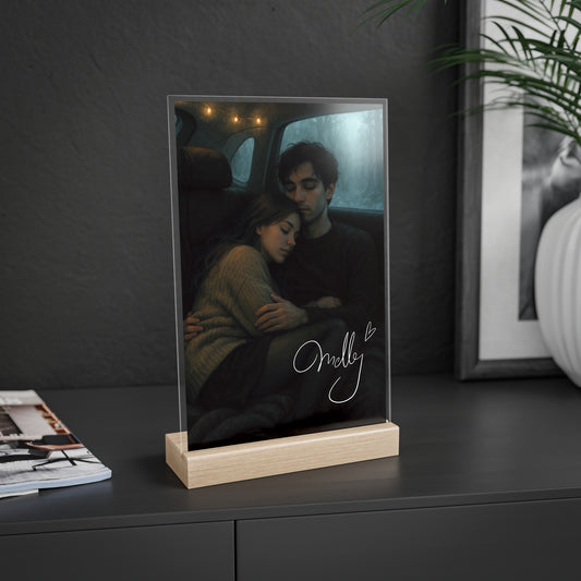 "The Millennials" Lou & Yan Auto | Aufsteller mit gedruckter Signatur