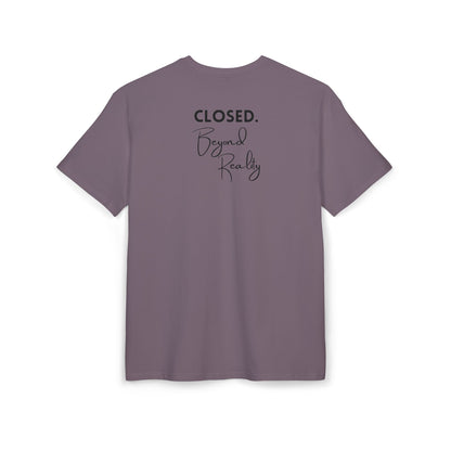 "Closed. Beyond Reality" | Oversized T-Shirt Unisex