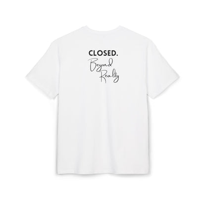 "Closed. Beyond Reality" | Oversized T-Shirt Unisex