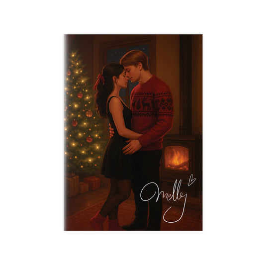 "Dear Santa, Cancel Christmas" Nala & Ben Kuss | Poster mit gedruckter Signatur