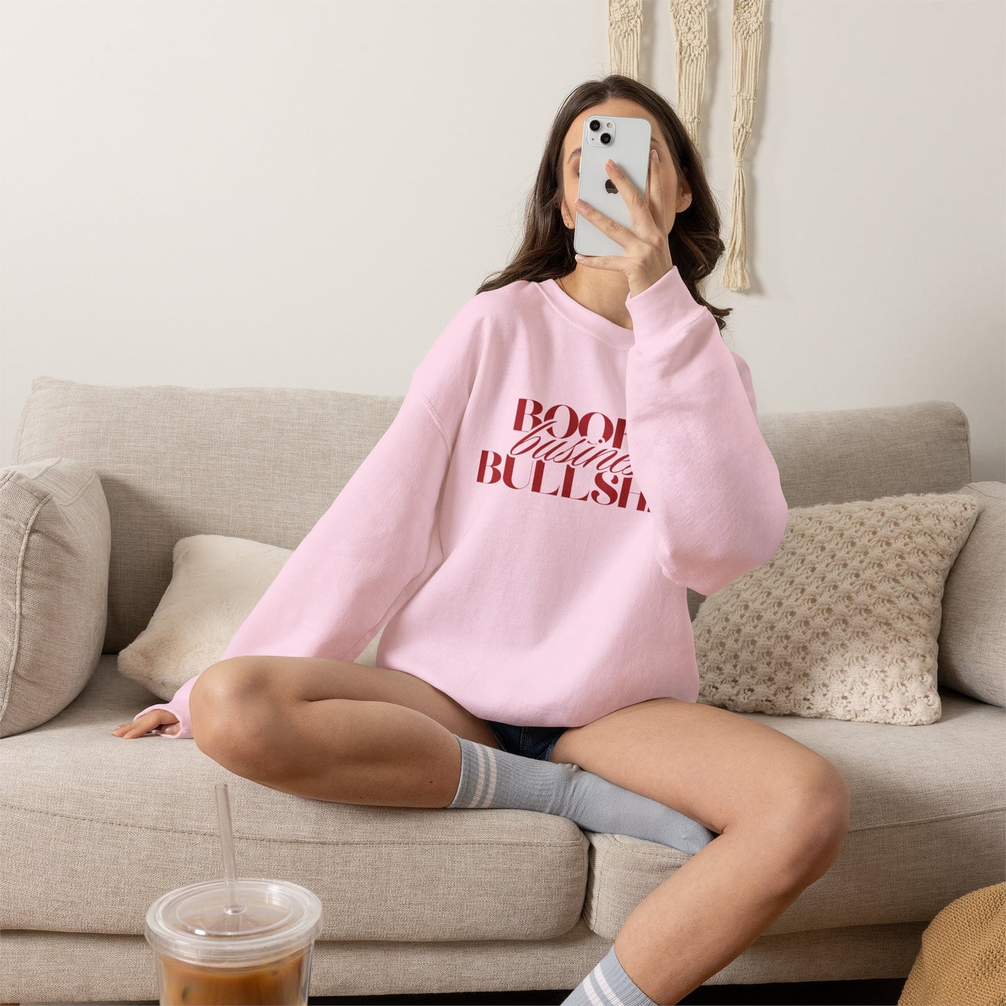"Books Business Bullshit" | Sweatshirt Unisex