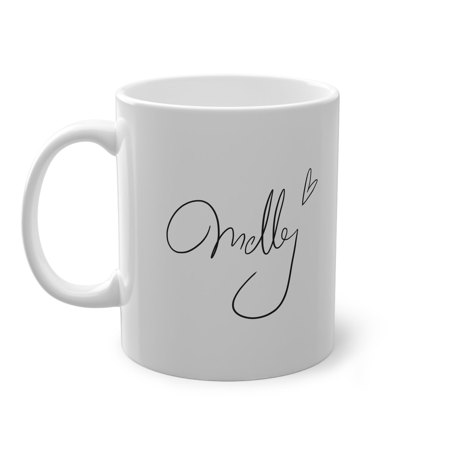"Melly" Signatur | Tasse weiß