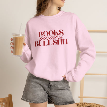 "Books Business Bullshit" | Sweatshirt Unisex