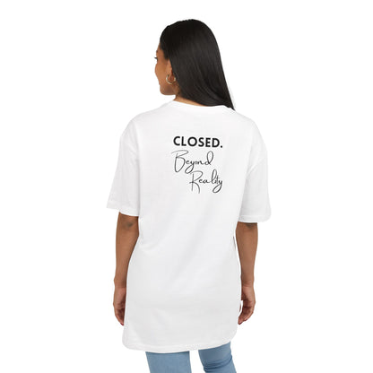 "Closed. Beyond Reality" | Oversized T-Shirt Unisex